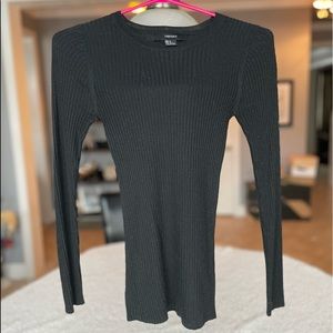 Black knit sweater